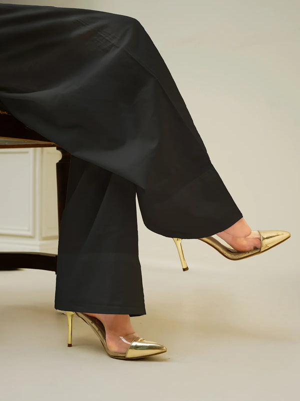 Farshi Shalwar - Black - BB-01